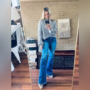 Free People Cable Knit Sweater